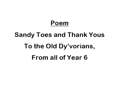 Sandy Toes Poem